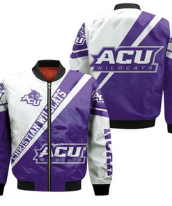 Abilene Christian Wildcats Logo Bomber Jacket Cross Style - NCAA