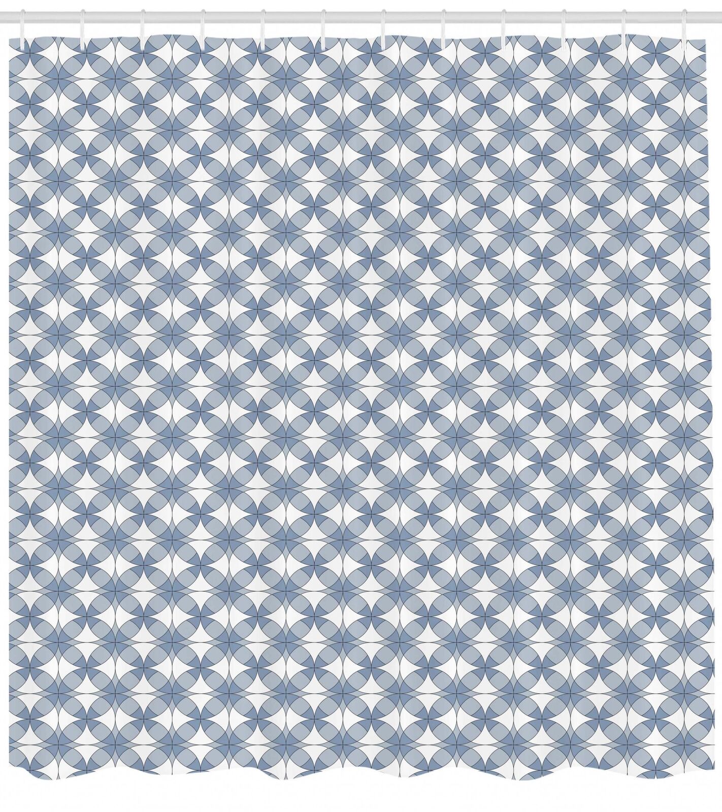 Abstract Geometric Shower Curtain for Modern Bathroom Decor