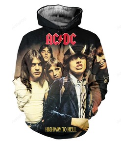 Ac/Dc Style 1 3D Hoodie Zip Hoodie