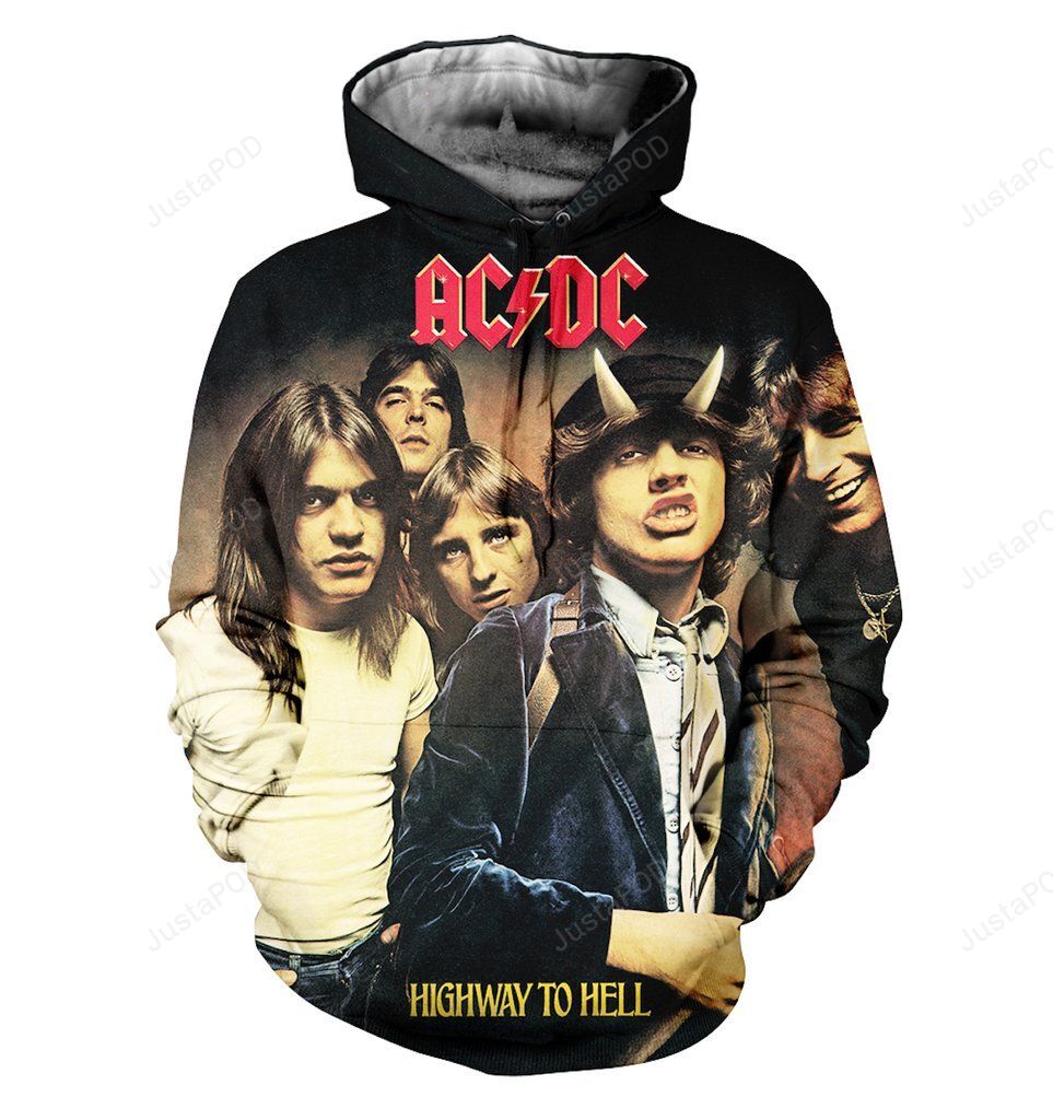 Ac/Dc Style 1 3D Hoodie Zip Hoodie