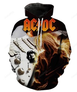 Ac/Dc Style 4 3D Hoodie Zip Hoodie