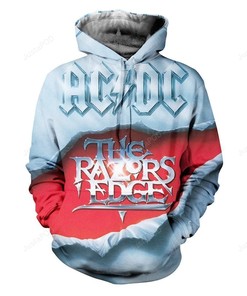 Ac/Dc The Razors Edge 3D Hoodie Zip Hoodie
