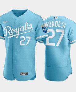 Adalberto Mondesi 27 Kansas City Royals 2022-23 Powder Blue Men's Jersey