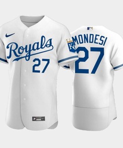 Adalberto Mondesi 27 Kansas City Royals 2022-23 White Men's Jersey