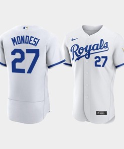 Adalberto Mondesi 27 Kansas City Royals Men's 2022-23 Home Jersey - White Jersey