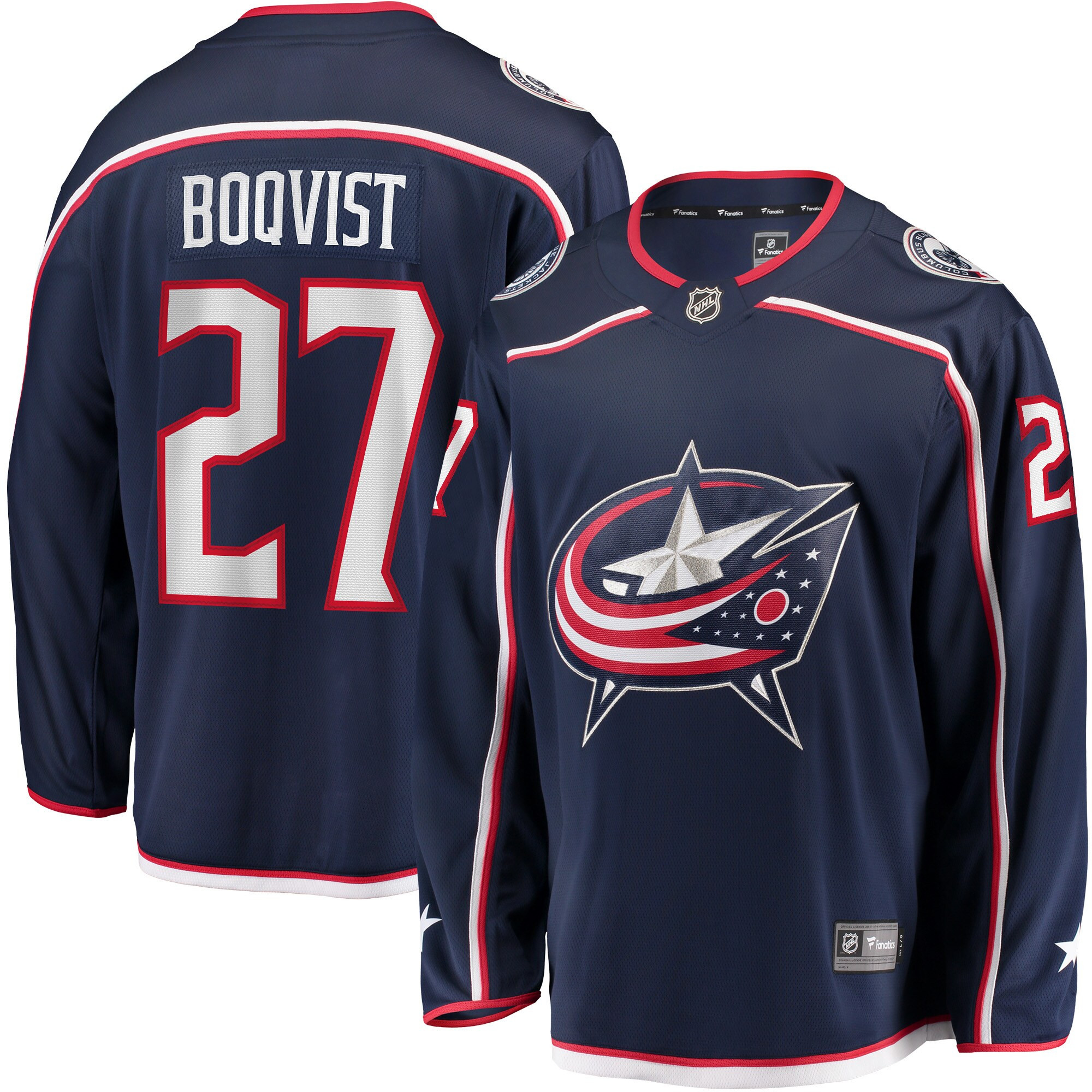 Adam Boqvist Columbus Blue Jackets Fanatics Branded Home Breakaway Player Jersey - Navy Nhl