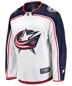 Adam Fantilli #19 Columbus Blue Jackets 2023 NHL Draft Away Men Jersey - White