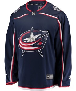 Adam Fantilli #19 Columbus Blue Jackets 2023 NHL Draft Home Men Jersey - Navy