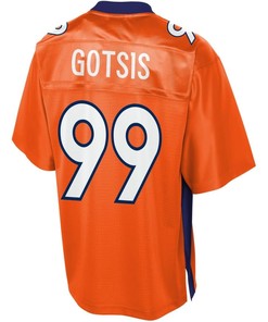 Adam Gotsis Denver Broncos Nfl Pro Line Player Jersey - Orange