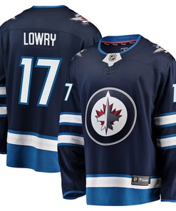 Adam Lowry Winnipeg Jets Fanatics Branded Breakaway Replica Jersey - Navy Nhl