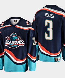 Adam Pelech 3 New York Islanders Navy Reverse Retro 2.0 Jersey 2022-23
