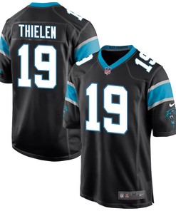 Adam Thielen 19 Carolina Panthers Men Game Jersey - Black