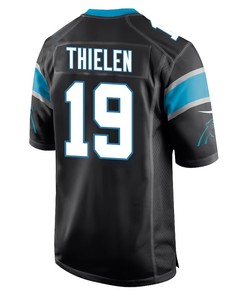 Adam Thielen 19 Carolina Panthers Men Game Jersey - Black