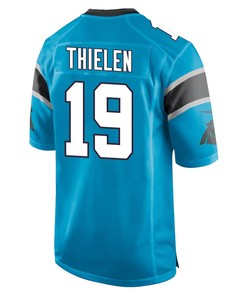 Adam Thielen 19 Carolina Panthers Men Game Jersey - Blue