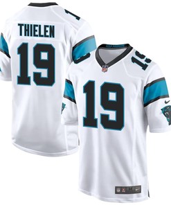 Adam Thielen 19 Carolina Panthers Men Game Jersey - White