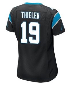 Adam Thielen 19 Carolina Panthers Women Game Jersey - Black