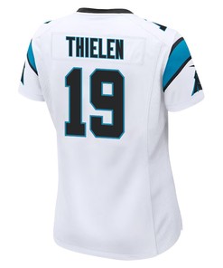 Adam Thielen 19 Carolina Panthers Women Game Jersey - White