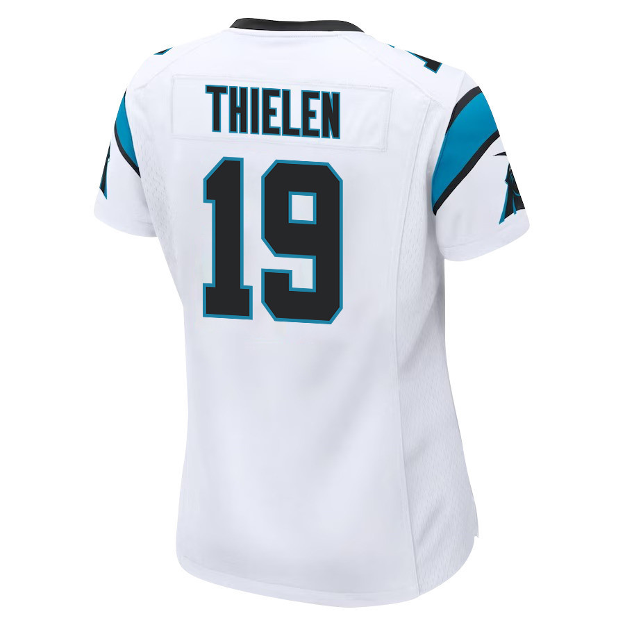Adam Thielen 19 Carolina Panthers Women Game Jersey - White