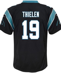 Adam Thielen 19 Carolina Panthers Youth Game Jersey - Black