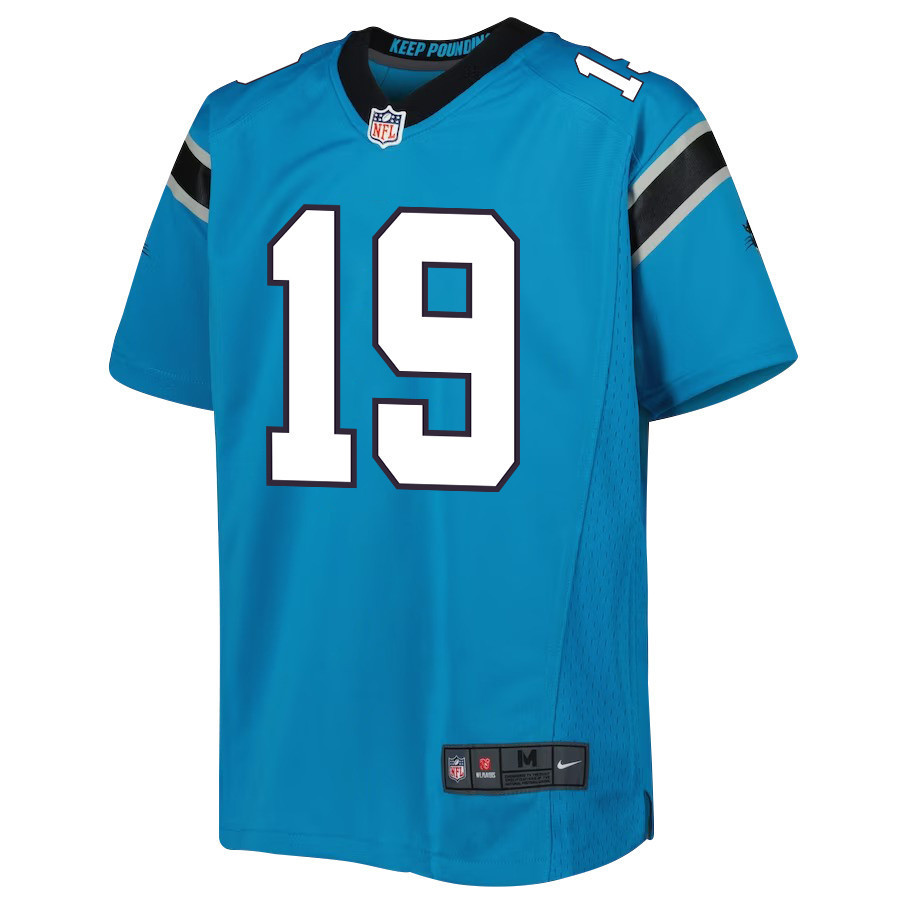 Adam Thielen 19 Carolina Panthers Youth Game Jersey - Blue