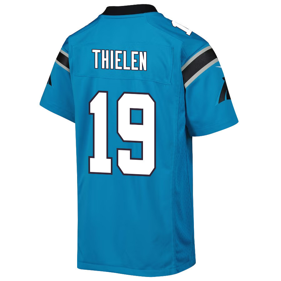 Adam Thielen 19 Carolina Panthers Youth Game Jersey - Blue