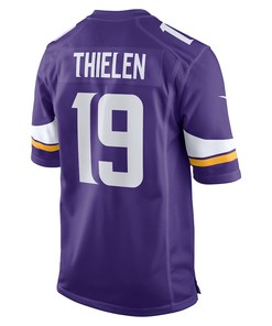 Adam Thielen 19 Minnesota Vikings Game Jersey - Purple