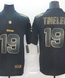 Adam Thielen #19 Minnesota Vikings Nfl Explosion Legendary Gold Black Jersey