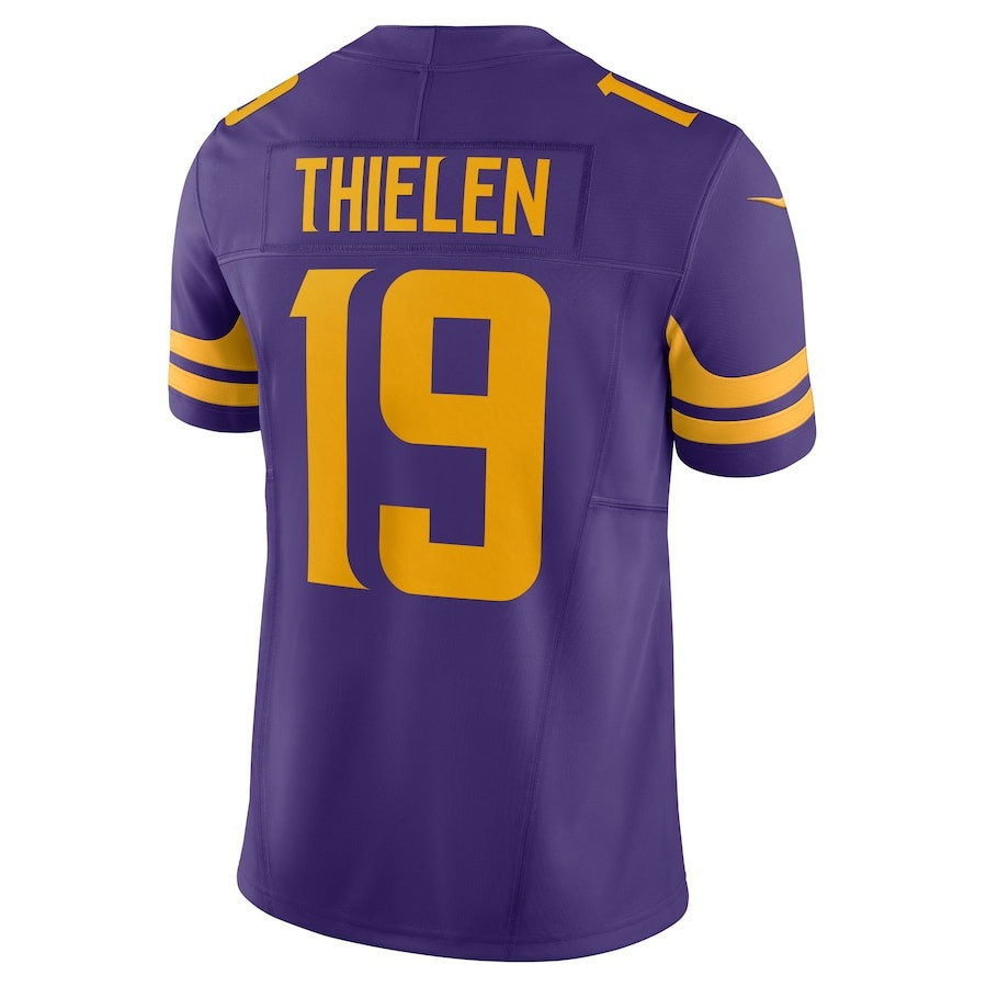 Adam Thielen Minnesota 19 Vikings Vapor F.U.S.E. Limited Alternate Jersey - Purple