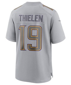 Adam Thielen Minnesota Vikings Atmosphere Fashion Game Jersey - Gray
