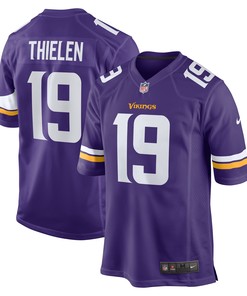 Adam Thielen Minnesota Vikings Game Jersey - Purple Nfl