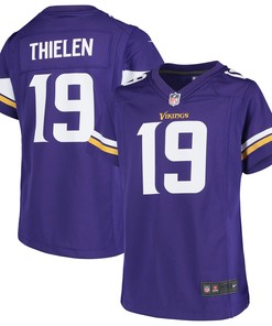 Adam Thielen Minnesota Vikings Girls Game Jersey - Purple Nfl
