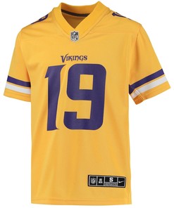 Adam Thielen Minnesota Vikings Youth Inverted Team Game Jersey - Gold