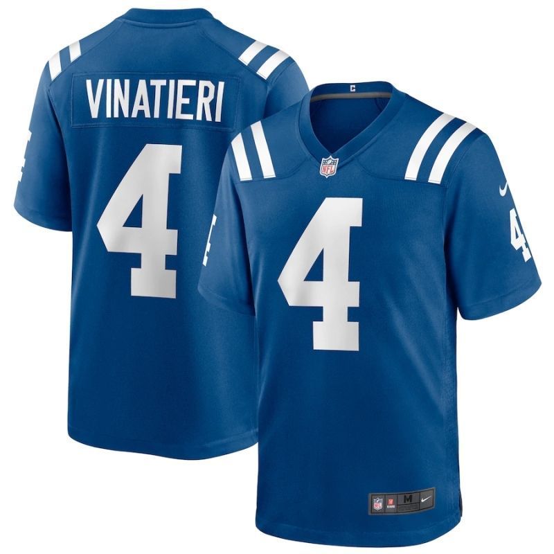 Adam Vinatieri #4 Nfl 2020 Dark Blue Jersey