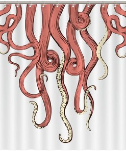 Add a Splash of the Ocean with Tentacles of Octopus Organisms Shower Curtain by ArogGeld