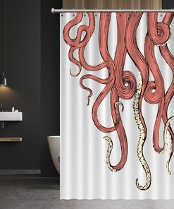 Add a Splash of the Ocean with Tentacles of Octopus Organisms Shower Curtain by ArogGeld