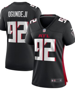 Adetokunbo Ogundeji Atlanta Falcons Womens Game Jersey - Black Nfl