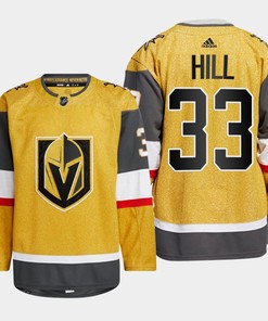 Adin Hill 33 Vegas Golden Knights Gold Jersey 2023 Home