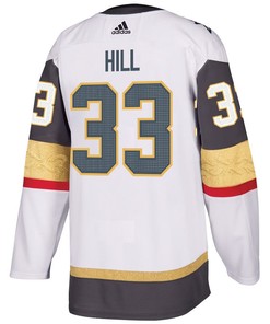 Adin Hill 33 Vegas Golden Knights Stanley Cup 2023 Final Patch Away Breakaway Men Jersey - White