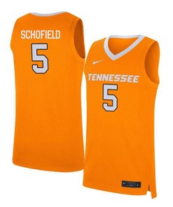 Admiral Schofield 5 Tennessee Volunteers Elite Basketball Men Jersey - Orange