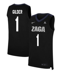 Admon Gilder 1 Gonzaga Bulldogs Elite Basketball Men Jersey - Black