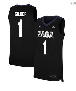 Admon Gilder 1 Gonzaga Bulldogs Elite Basketball Youth Jersey - Black