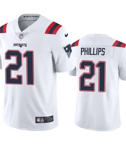 Adrian Phillips New England Patriots White Vapor Limited Jersey