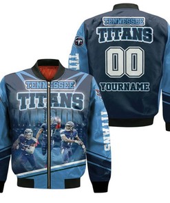 Afc South Division Champions Tennessee Titans Super Bowl 2021 2 Personalized Bomber Jacket Model 261