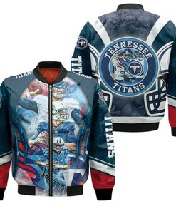 Afc South Division Champions Tennessee Titans Super Bowl 2021 Bomber Jacket Model 263