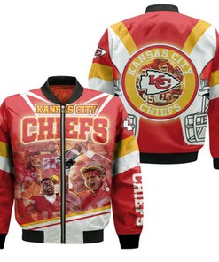 Afc West Division Champions Kansas City Chiefs Super Bowl 2021 Bomber Jacket Model 275