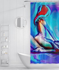 African American I am Black Men Shower Curtain for African American-Themed Bathroom Decor