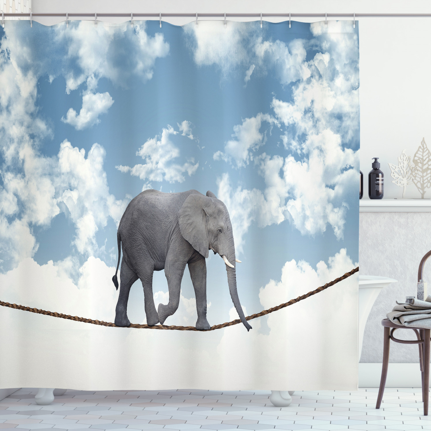 African American Kiss Color Art Shower Curtain for Abstract and Ethnic Bathroom Decor