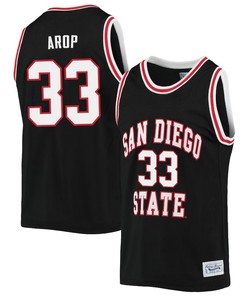 Aguek Arop 33 San Diego State Aztecs 2023 Basketball Jersey- Men Black