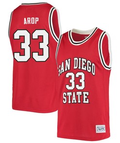 Aguek Arop 33 San Diego State Aztecs 2023 Basketball Jersey- Men Red