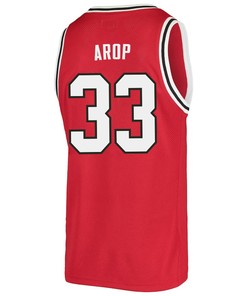 Aguek Arop 33 San Diego State Aztecs 2023 Basketball Jersey- Men Red